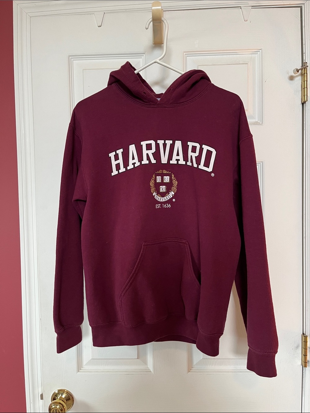 Men's Hooded Sweatshirt - Maroon